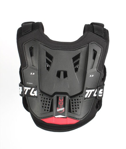 Защита панцирь детский Leatt Chest Protector 2.5 Kids черная / красная (110-134) (5016100601) pitbikemarket.ru