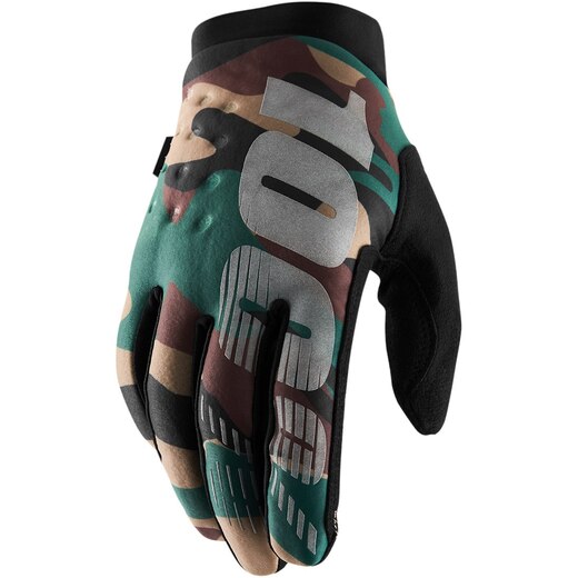 Мотоперчатки 100% Brisker Glove Camo/Black XL (10016-061-13) pitbikemarket.ru
