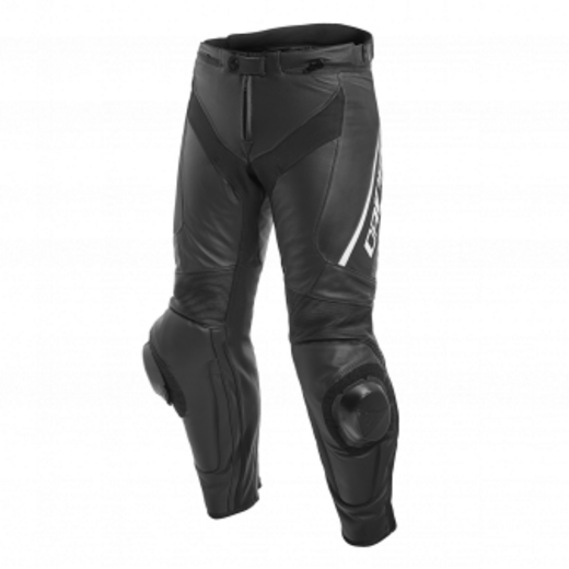 Брюки кож. DELTA 3 SHORT/TALL черные / черные / белые 104 pitbikemarket.ru