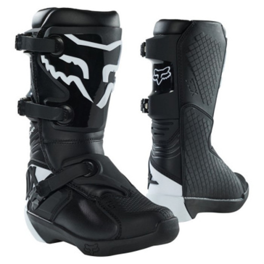 Мотоботы подростковые Fox Comp Youth Boot Black, Y1, 2021 (27689-001-1) pitbikemarket.ru