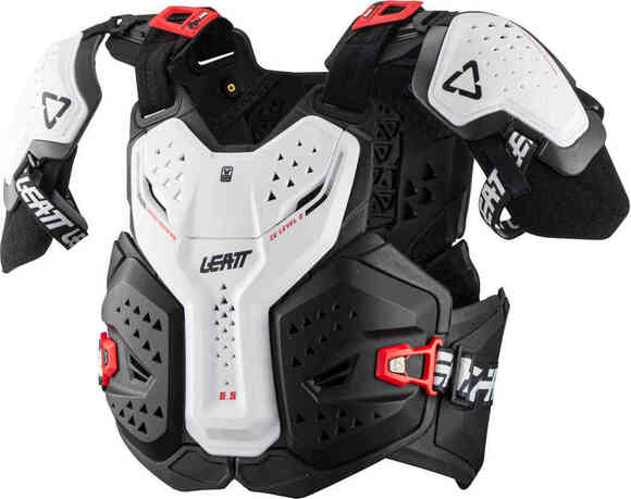 Защита панцирь Leatt Chest Protector 6.5 Pro (White, L/XL, 2021 (5021400221)) pitbikemarket.ru