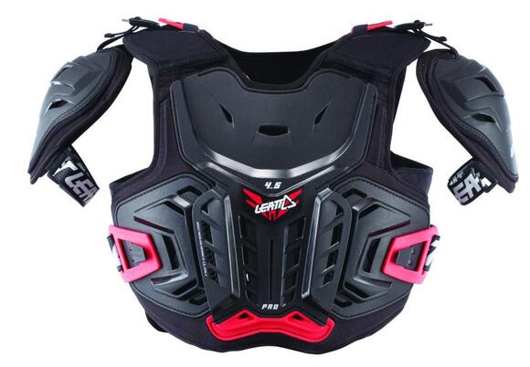 Защита панцирь подростковый Leatt Chest Protector 4.5 Pro Junior (Black/Red, S/M, 2024 (5017120130)) pitbikemarket.ru