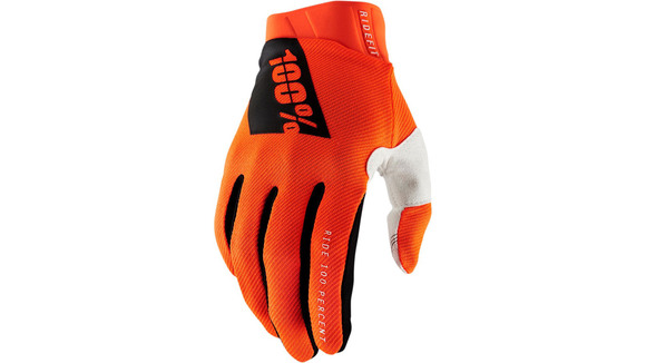 Мотоперчатки 100% Ridefit Glove (Fluo Orange, S, 2022 (10010-00005)) pitbikemarket.ru