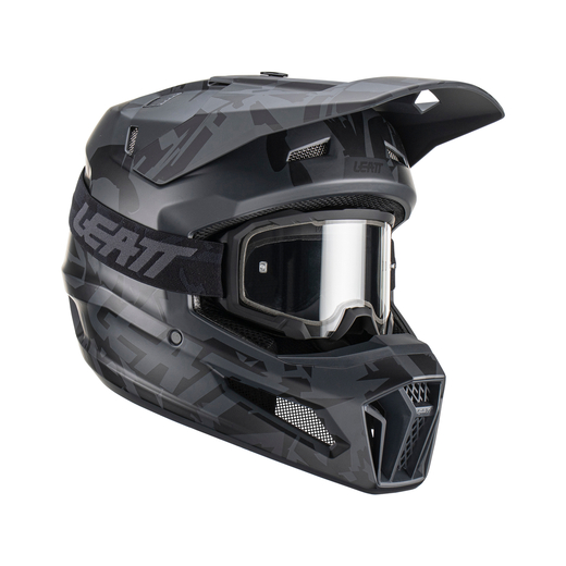 Мотошлем Leatt Moto 3.5 Helmet Kit (Stealth, XS, 2023 (1023011150)) pitbikemarket.ru
