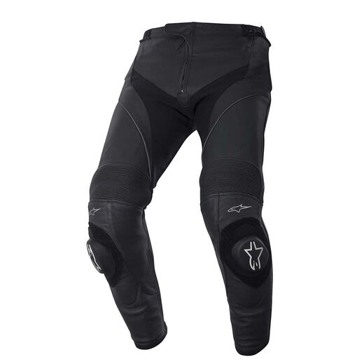 Мотобрюки кожаные MISSILE V2 LEATHER PANTS черные, 10, 50 pitbikemarket.ru