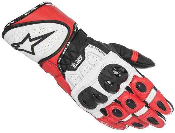 Мотоперчатки кожаные GP PLUS R GLOVES бело-черно-красный, 233, XL pitbikemarket.ru