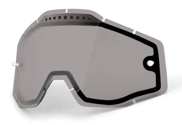 Линза 100% Racecraft/Accuri/Strata Vented Dual Pane Lens Anti-Fog Smoke (51006-007-02) pitbikemarket.ru