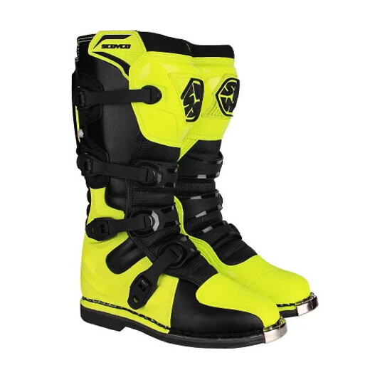 Мотоботы Scoyco MBM006 высокие желтые 44 pitbikemarket.ru